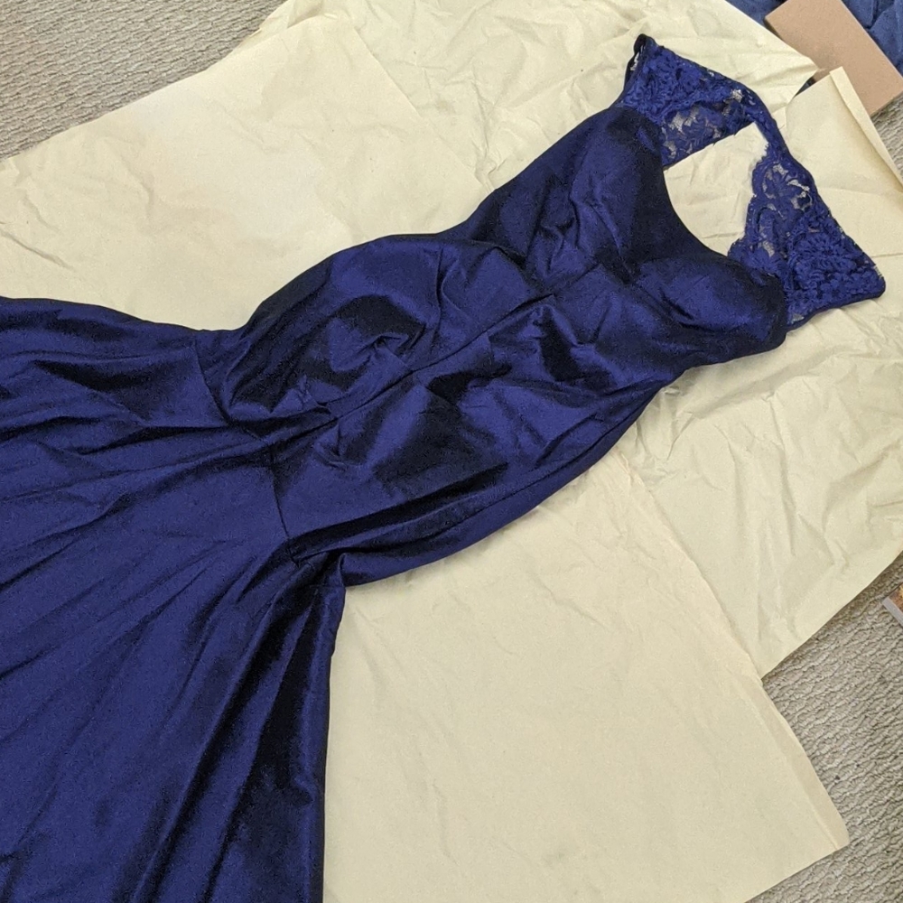 XSCAPE by Joanna Chen Trumpet Evening Gown!